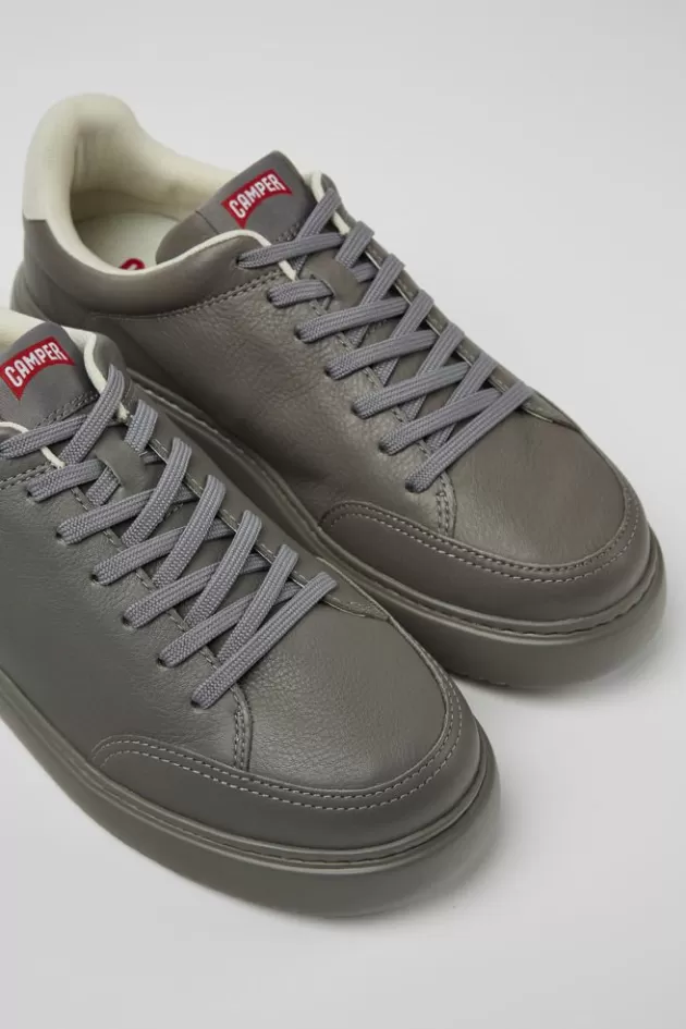 Camper Gray Leather Sneakers For Men*Men Sneakers