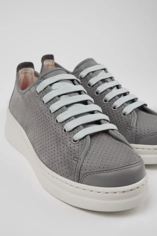 Camper Gray Nubuck/Leather Sneaker For Women*Women Sneakers