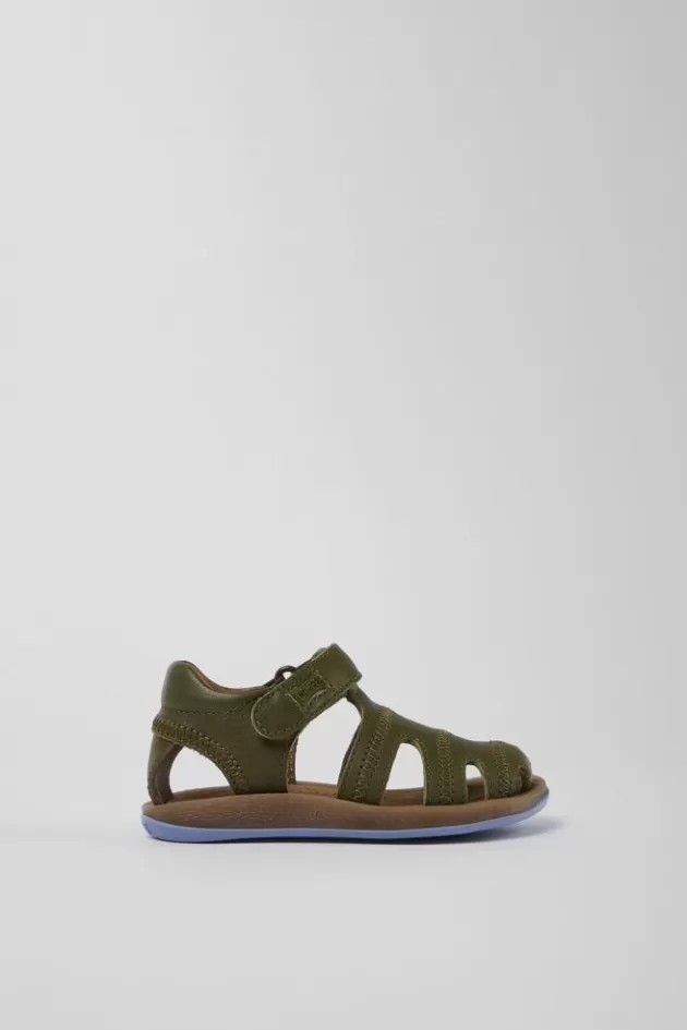 Camper Green Leather Sandal*Kids Sandals