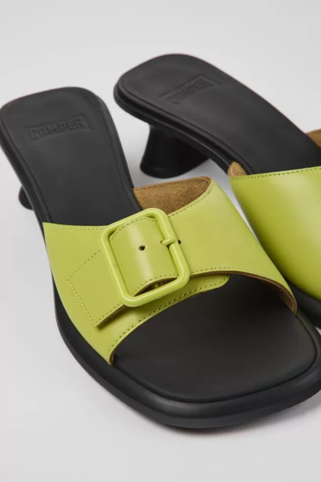 Camper Green Leather Sandals For Women*Women Sandals