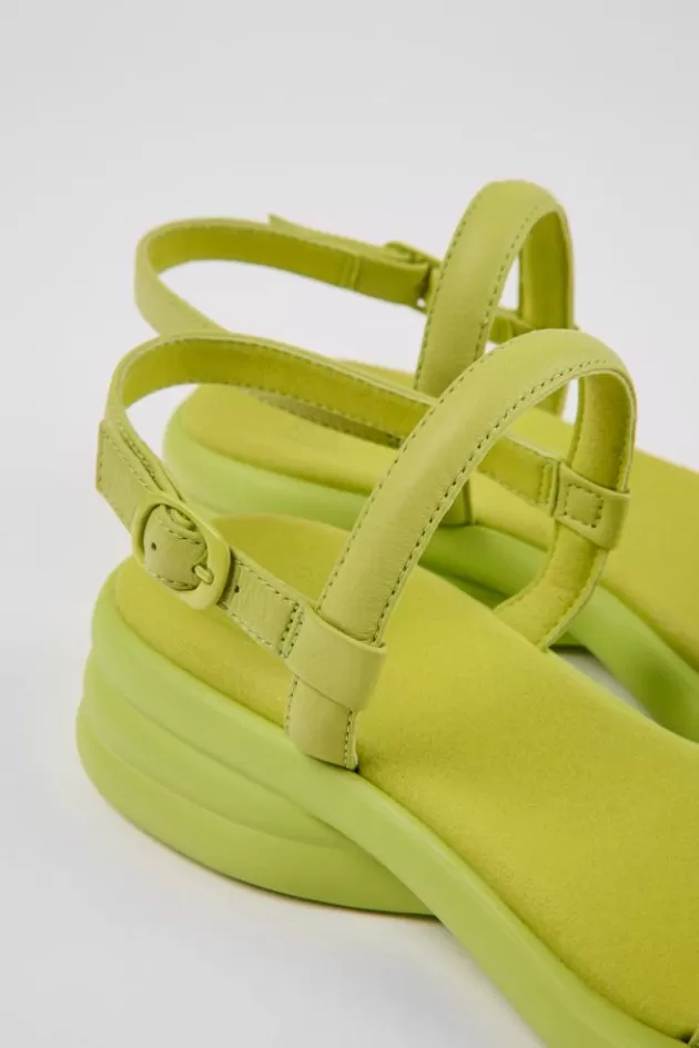 Camper Green Leather Sandals For Women*Women Sandals