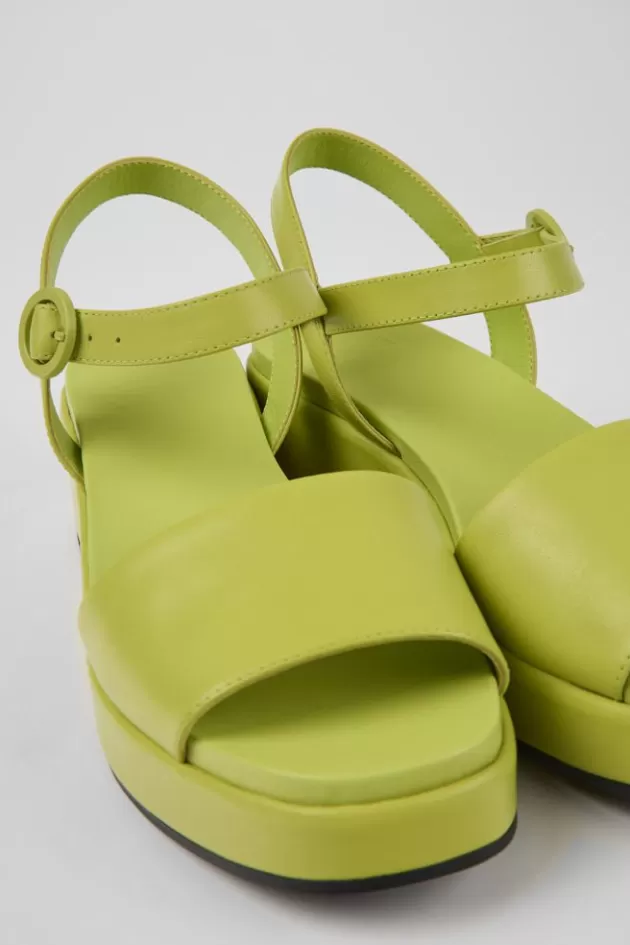 Camper Green Leather Sandals For Women*Women Sandals