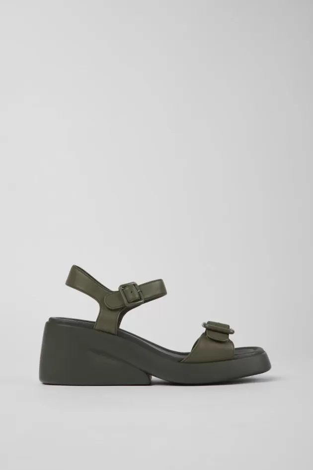 Camper Green Leather Sandals For Women*Women Sandals