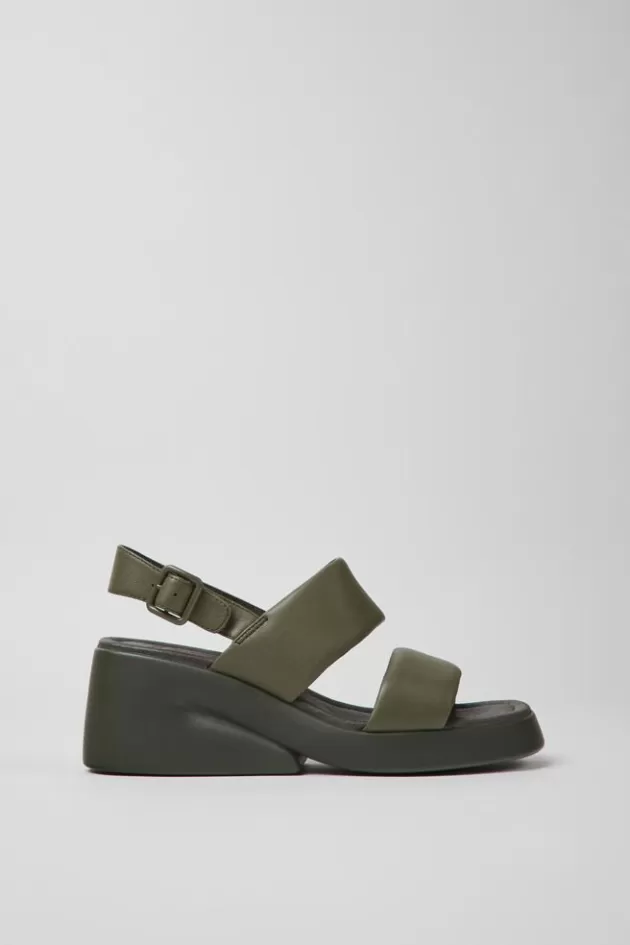 Camper Green Leather Sandals For Women*Women Sandals