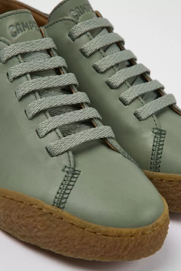 Camper Green Leather Shoes For Women*Women Casual Shoes