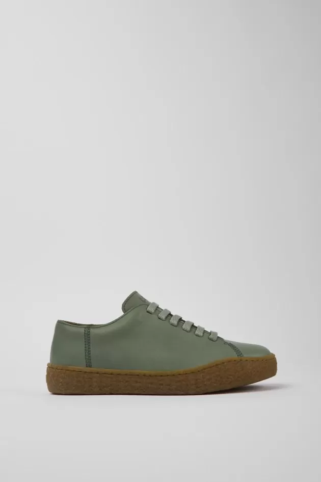 Camper Green Leather Shoes For Women*Women Casual Shoes