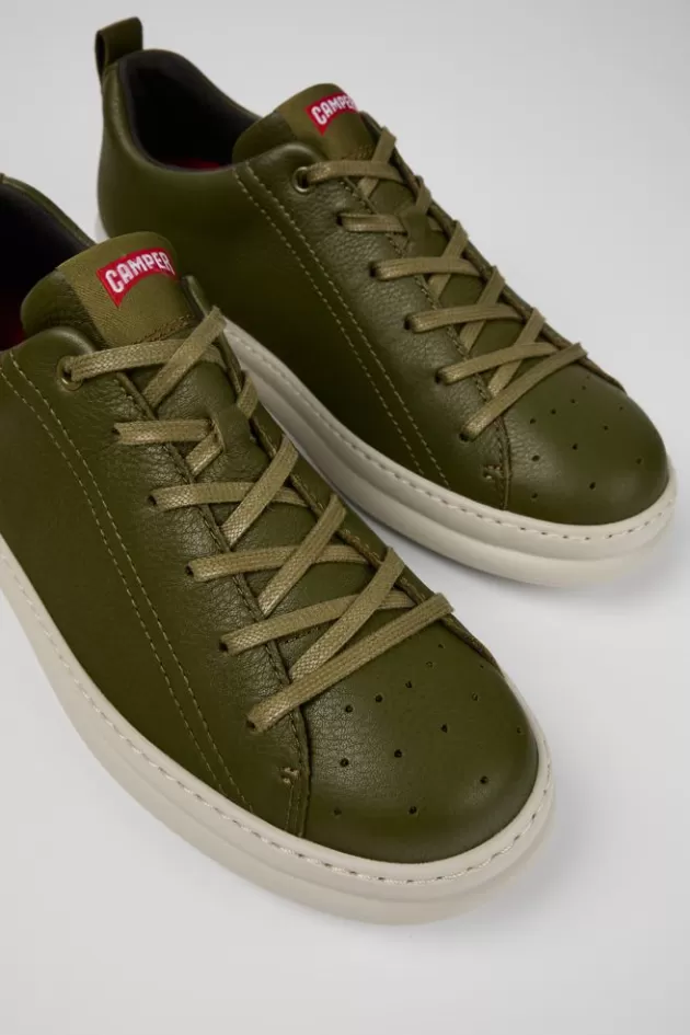 Camper Green Leather Sneaker For Men*Men Sneakers