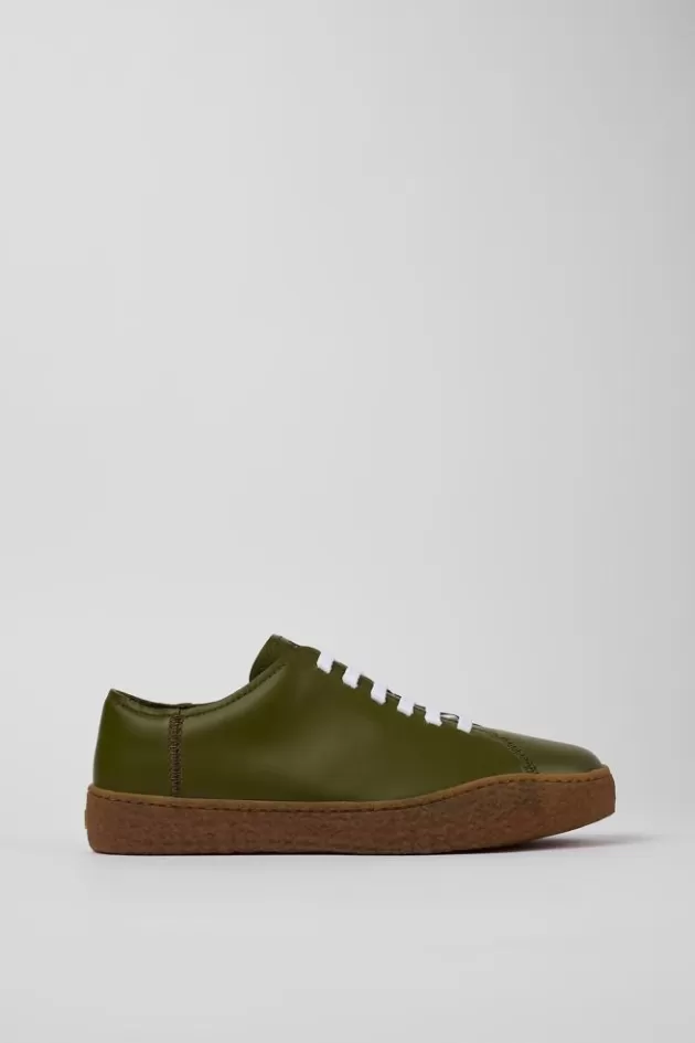 Camper Green Leather Sneaker For Men*Men Sneakers