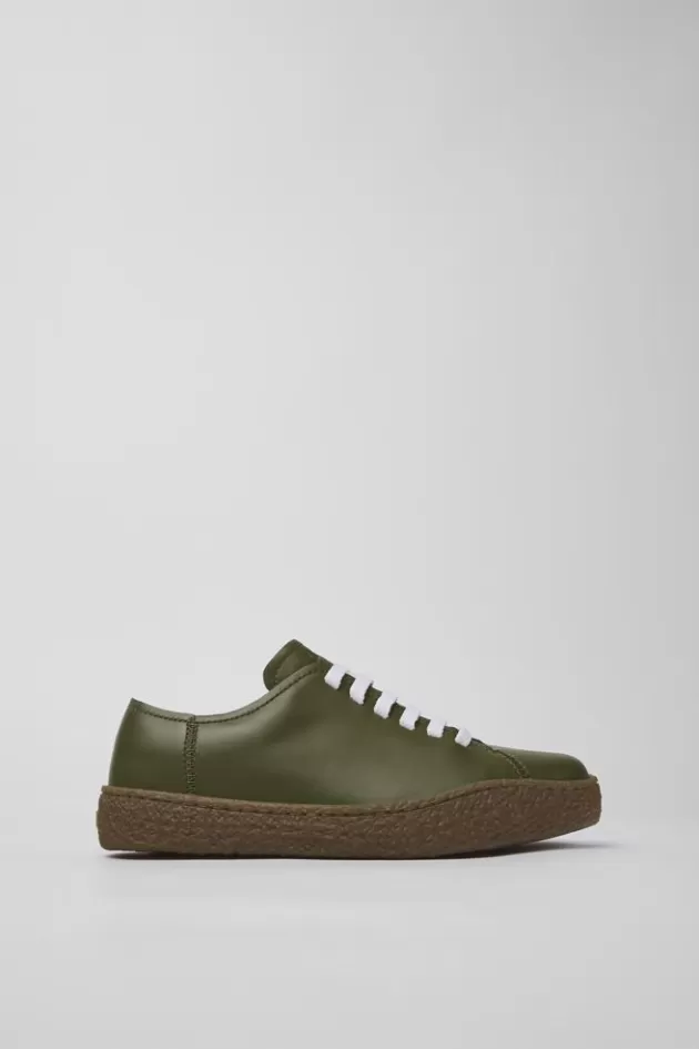 Camper Green Leather Sneaker For Women*Women Sneakers