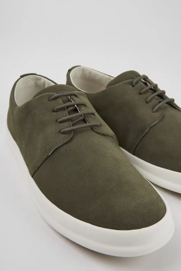 Camper Green Nubuck Shoes For Men*Men Casual Shoes