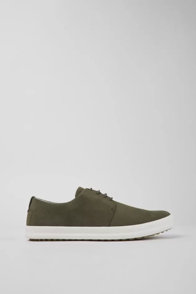 Camper Green Nubuck Shoes For Men*Men Casual Shoes