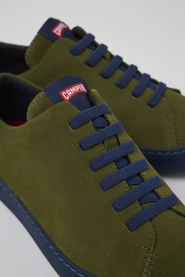 Camper Green Nubuck Sneaker For Men*Men Casual Shoes