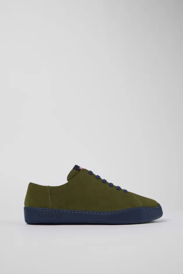 Camper Green Nubuck Sneaker For Men*Men Casual Shoes