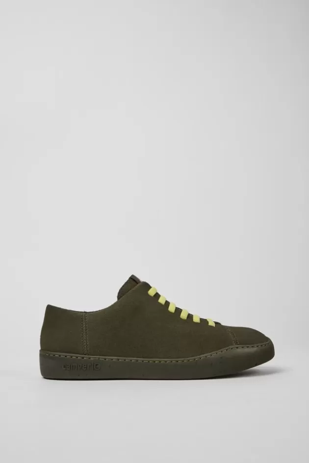 Camper Green Nubuck Sneakers For Men*Men Sneakers