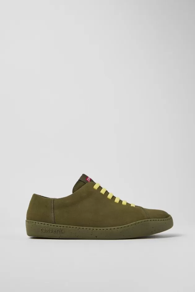 Camper Green Nubuck Sneakers For Men*Men Sneakers