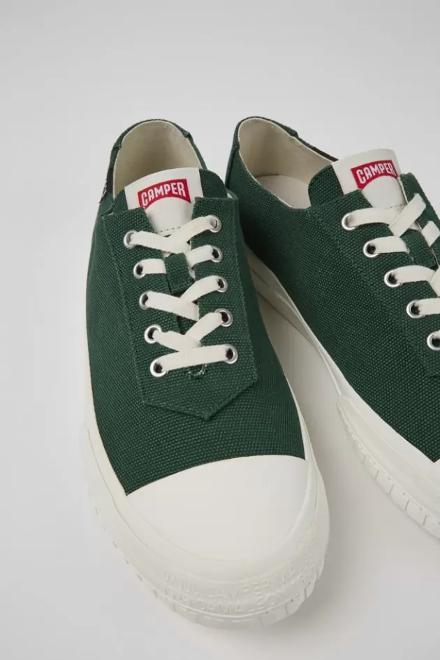 Camper Green Recycled Cotton Sneakers For Men*Men Sneakers