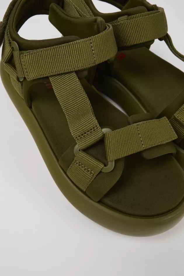 Camper Green Textile Sandal For Men*Men Sandals