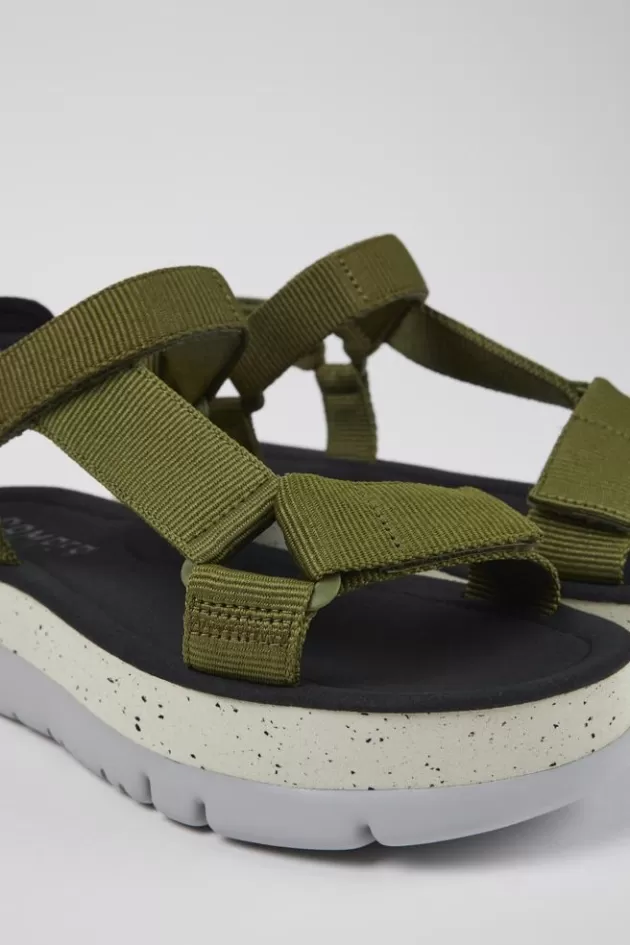 Camper Green Textile Sandal For Women*Women Sandals