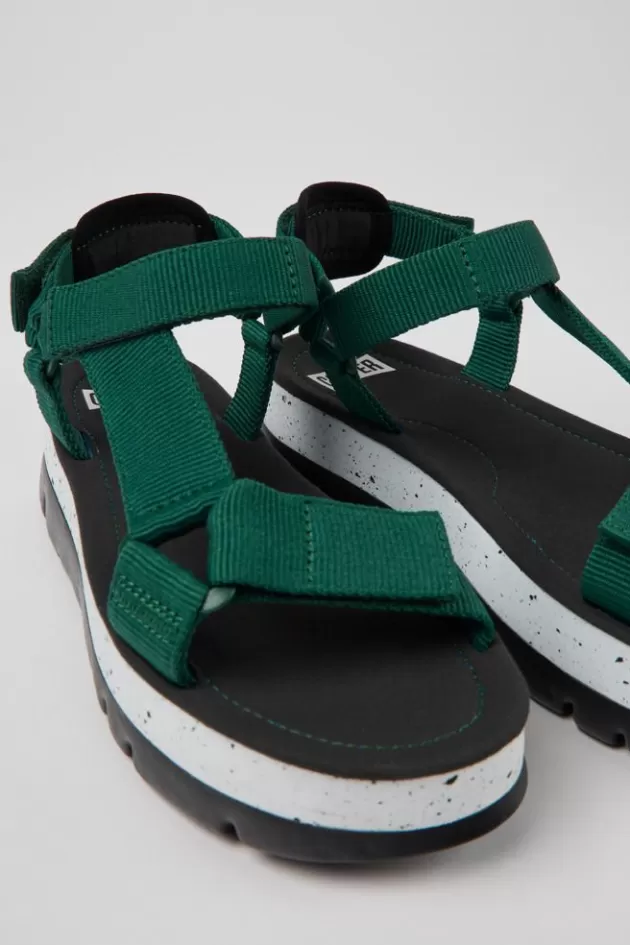 Camper Green Textile Sandals For Women*Women Sandals