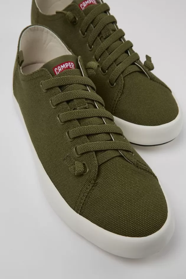 Camper Green Textile Sneaker For Men*Men Sneakers