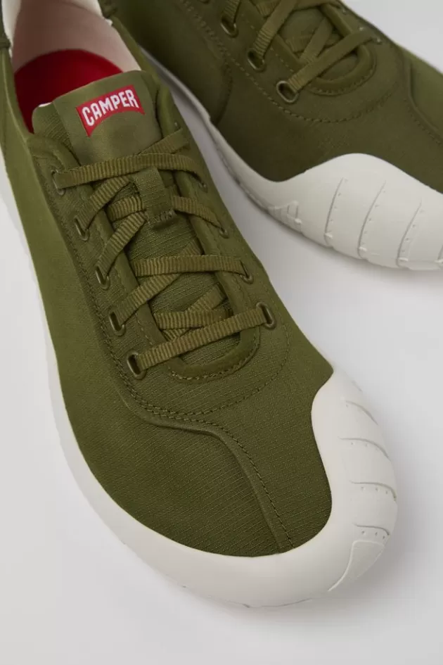 Camper Green Textile Sneaker For Men*Men Sneakers