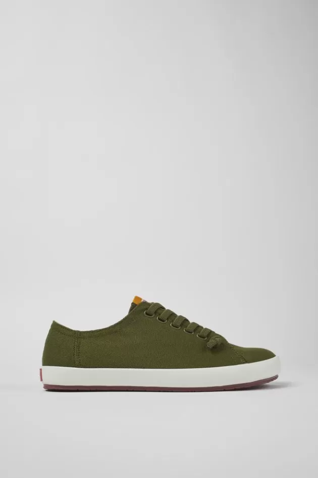 Camper Green Textile Sneaker For Men*Men Sneakers