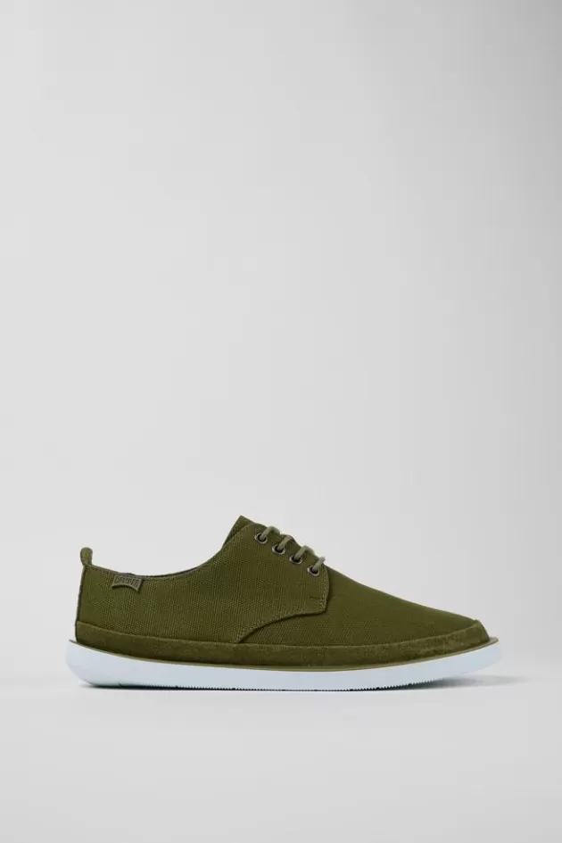 Camper Green Textile/Nubuck Blucher For Men*Men Formal Shoes