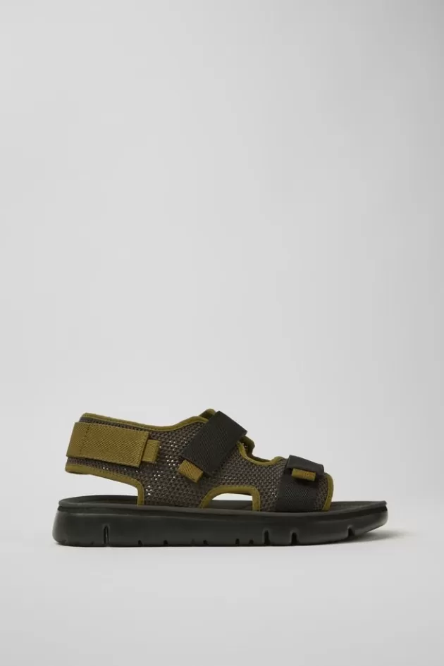 Camper Grey, Black, And Green Sandals For Men*Men Sandals