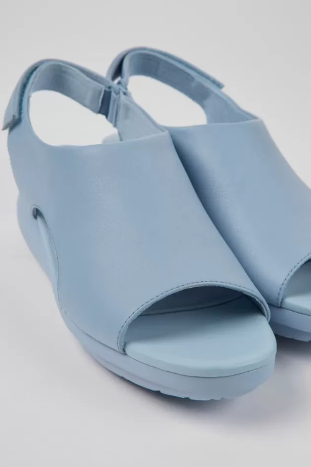 Camper Light Blue Leather Sandals For Women*Women Sandals