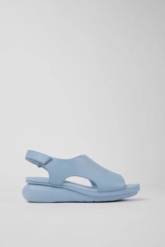 Camper Light Blue Leather Sandals For Women*Women Sandals