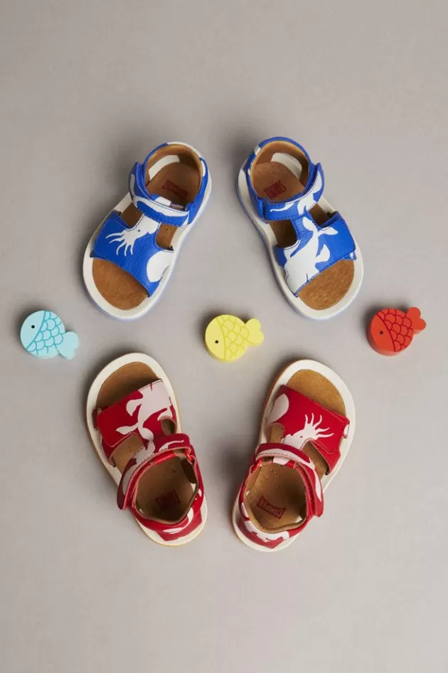 Camper Multicolored Leather Sandal*Kids Sandals