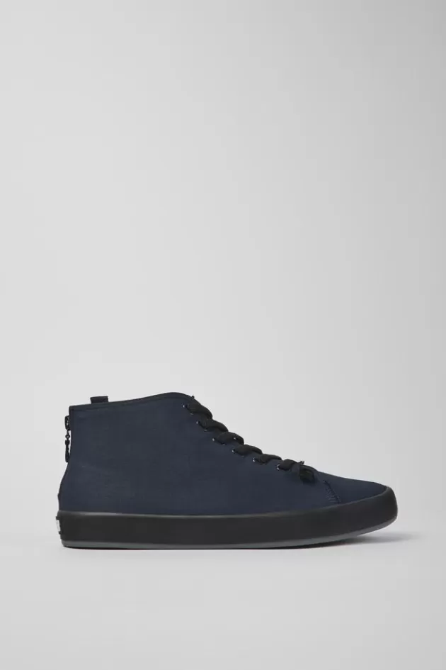 Camper Navy Blue Textile Sneakers For Men*Men Sneakers