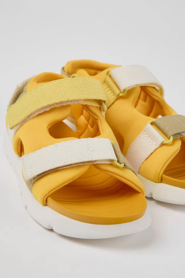 Camper Orange Textile Sandals For Kids*Kids Sandals