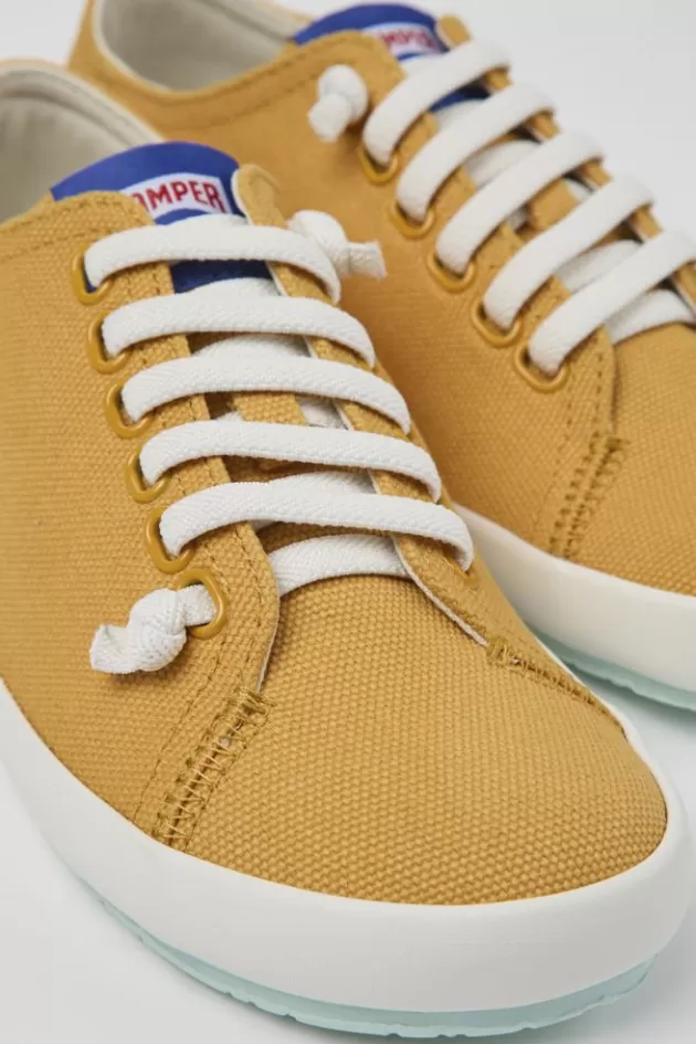 Camper Orange Textile Sneaker For Women*Women Sneakers