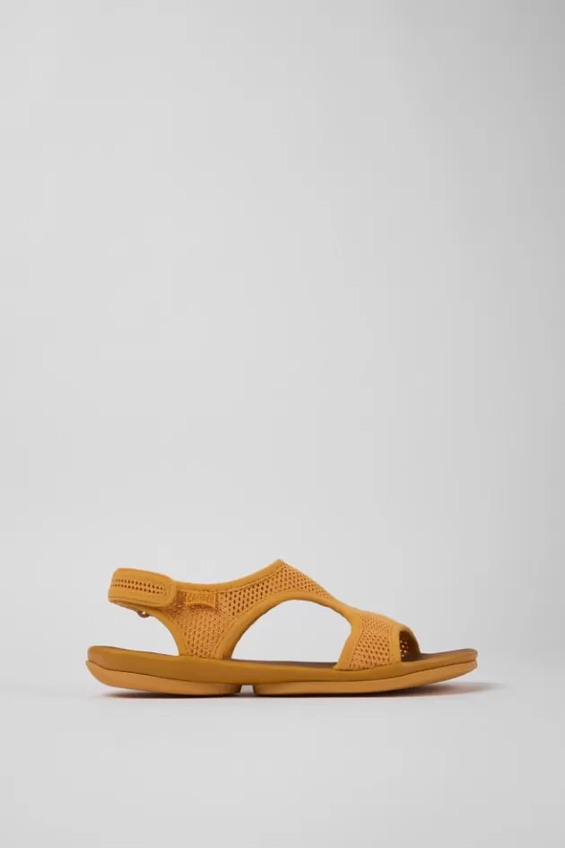 Camper Orange Textile/Leather Sandal For Women*Women Sandals