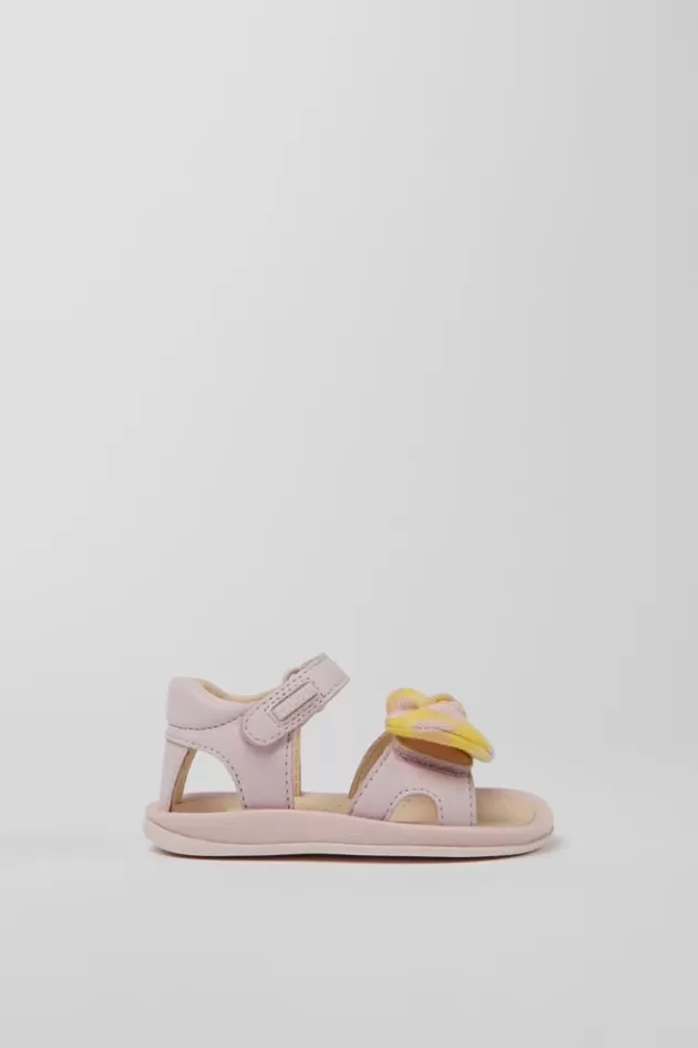 Camper Pink And Yellow Sandals For Kids*Kids Sandals