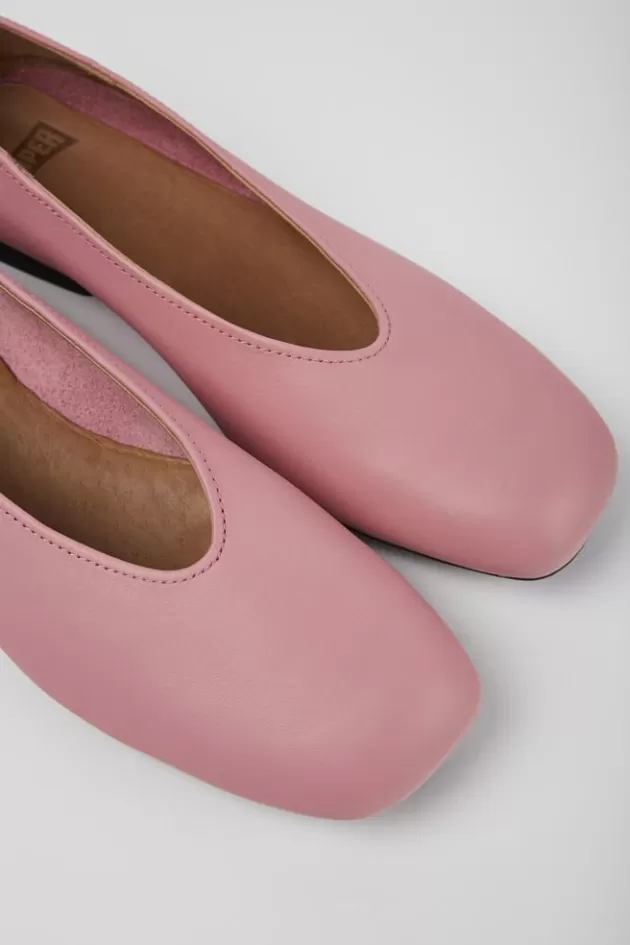 Camper Pink Leather Ballerinas For Women*Women Ballerinas