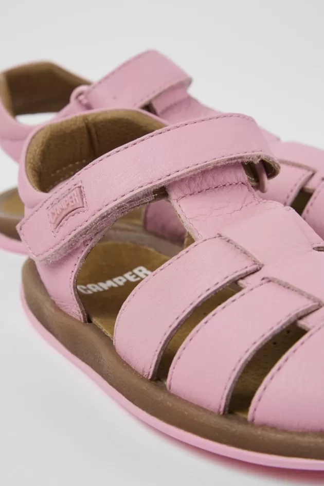 Camper Pink Leather Sandal*Kids Sandals