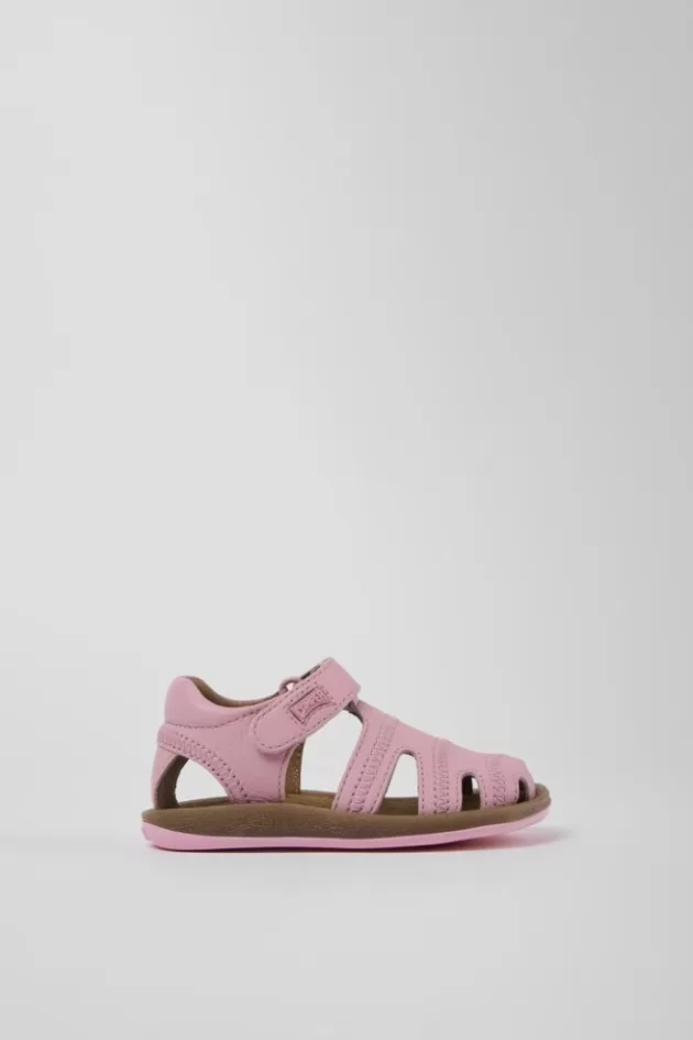 Camper Pink Leather Sandal*Kids Sandals