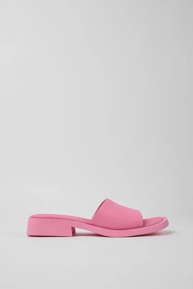 Camper Pink Leather Sandals For Women*Women Sandals