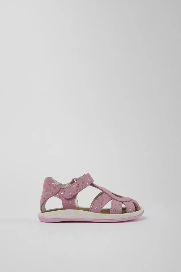 Camper Pink Nubuck Sandal*Kids Sandals