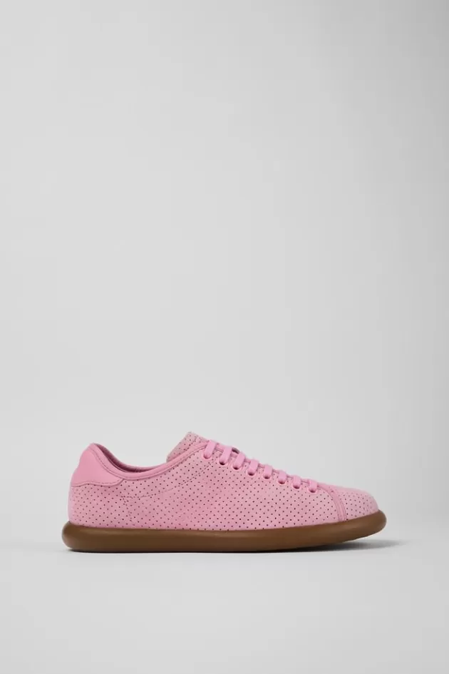 Camper Pink Nubuck/Leather Sneaker For Women*Women Sneakers