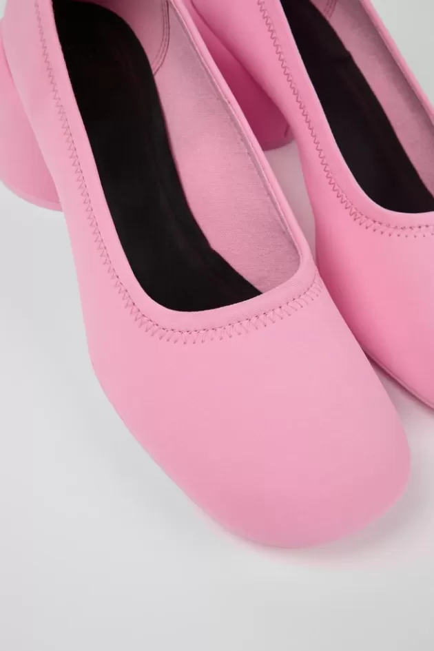 Camper Pink Textile Ballerina For Women*Women Formal Shoes