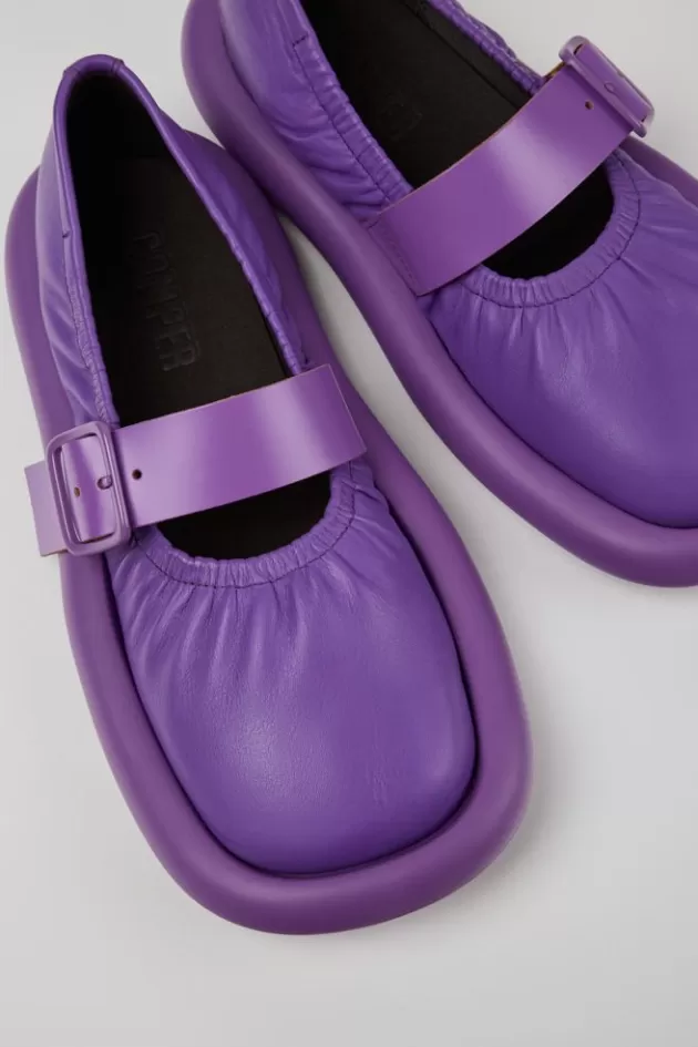 Camper Purple Leather Ballerina For Women*Women Ballerinas