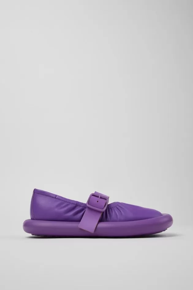 Camper Purple Leather Ballerina For Women*Women Ballerinas