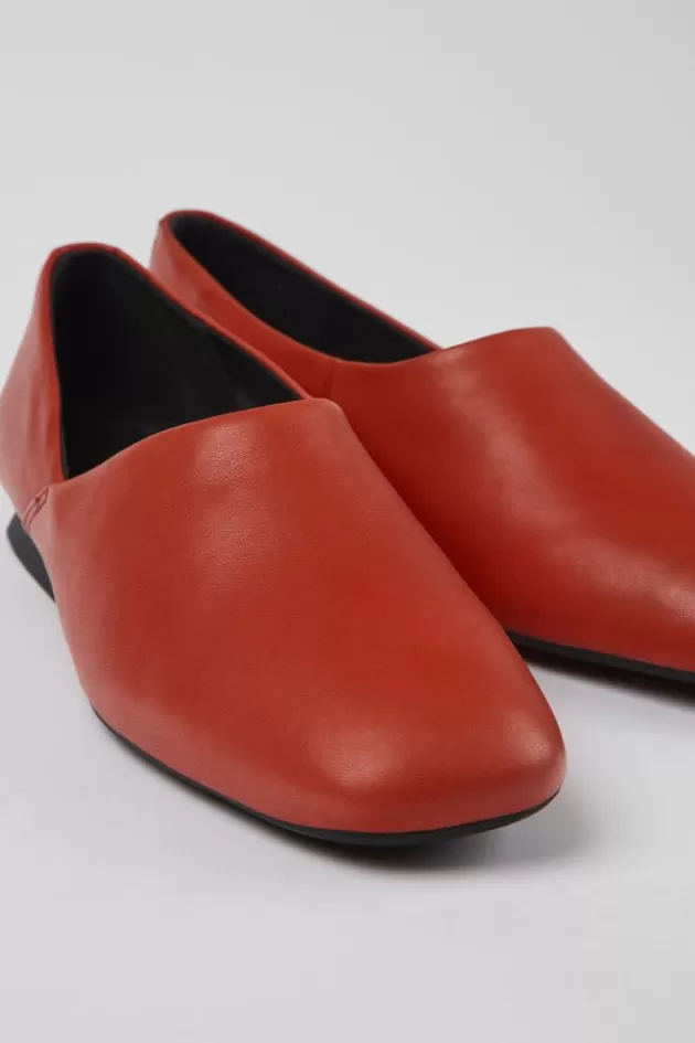 Camper Red Leather Ballerinas For Women*Women Ballerinas