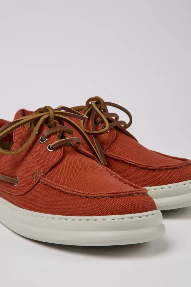 Camper Red Recycled Cotton Shoes For Men*Men Sneakers