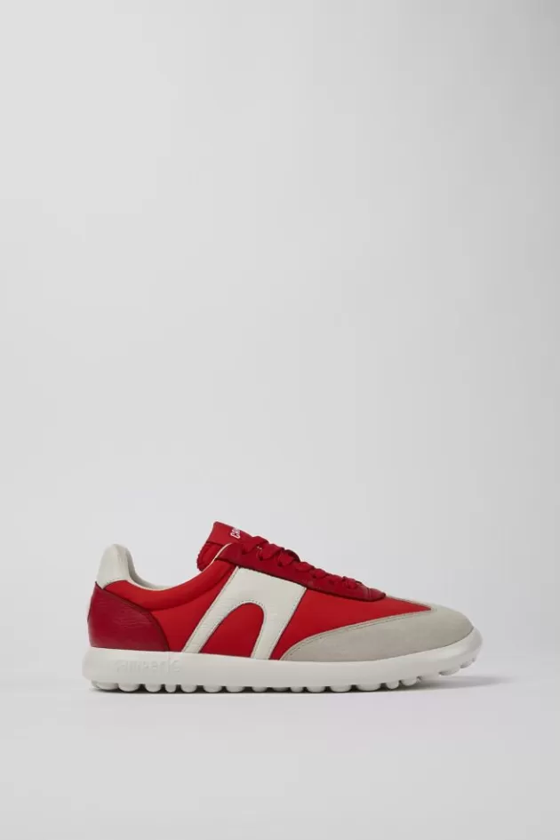 Camper Red Textile/Leather Sneaker For Women*Women Sneakers