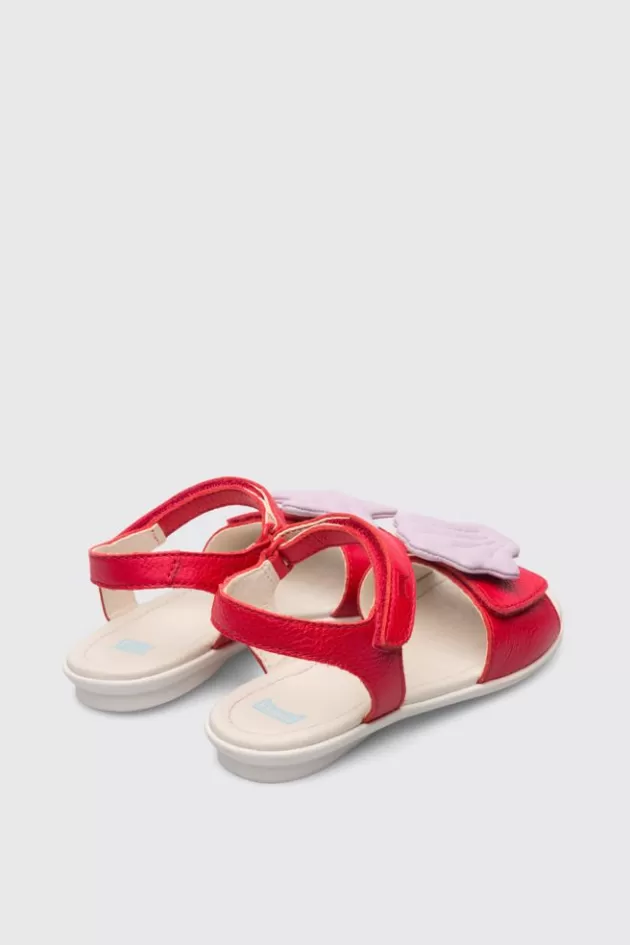 Camper Red Twins Sandal For Girls*Kids Sandals