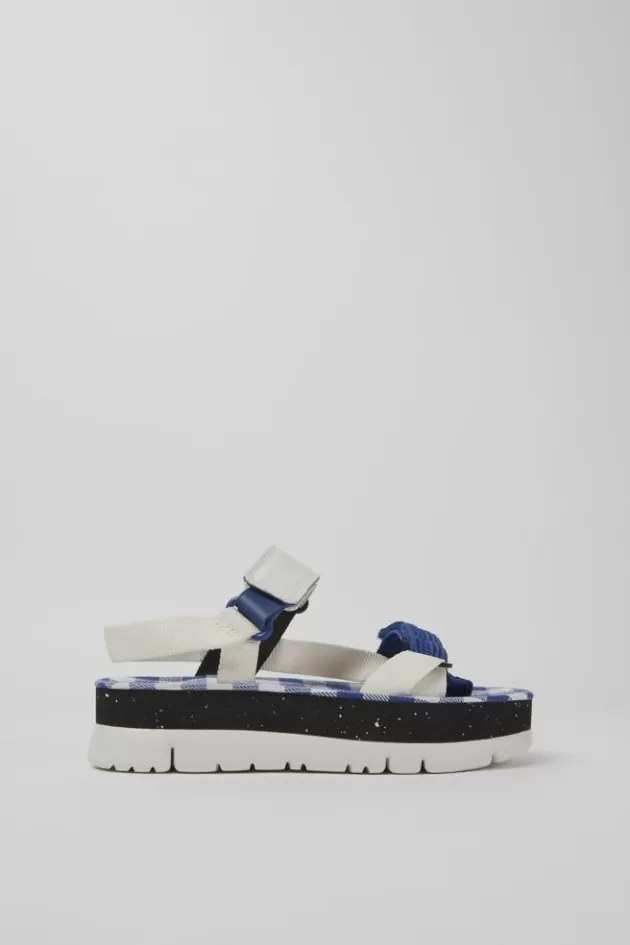 Camper White, Blue, And Black Sandals For Women*Women Sandals